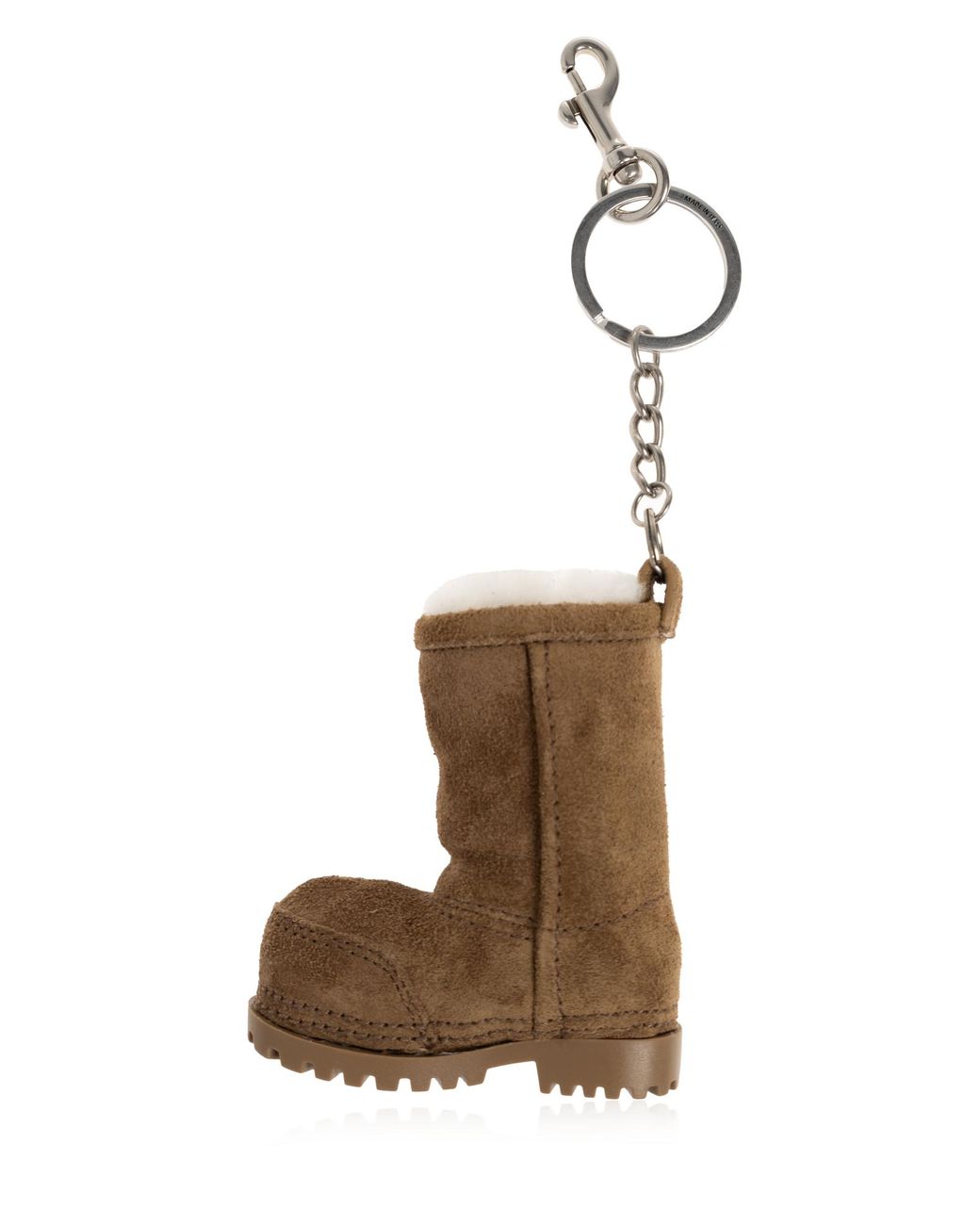 Balenciaga White Keychain With A Shoe-Shaped Pendant