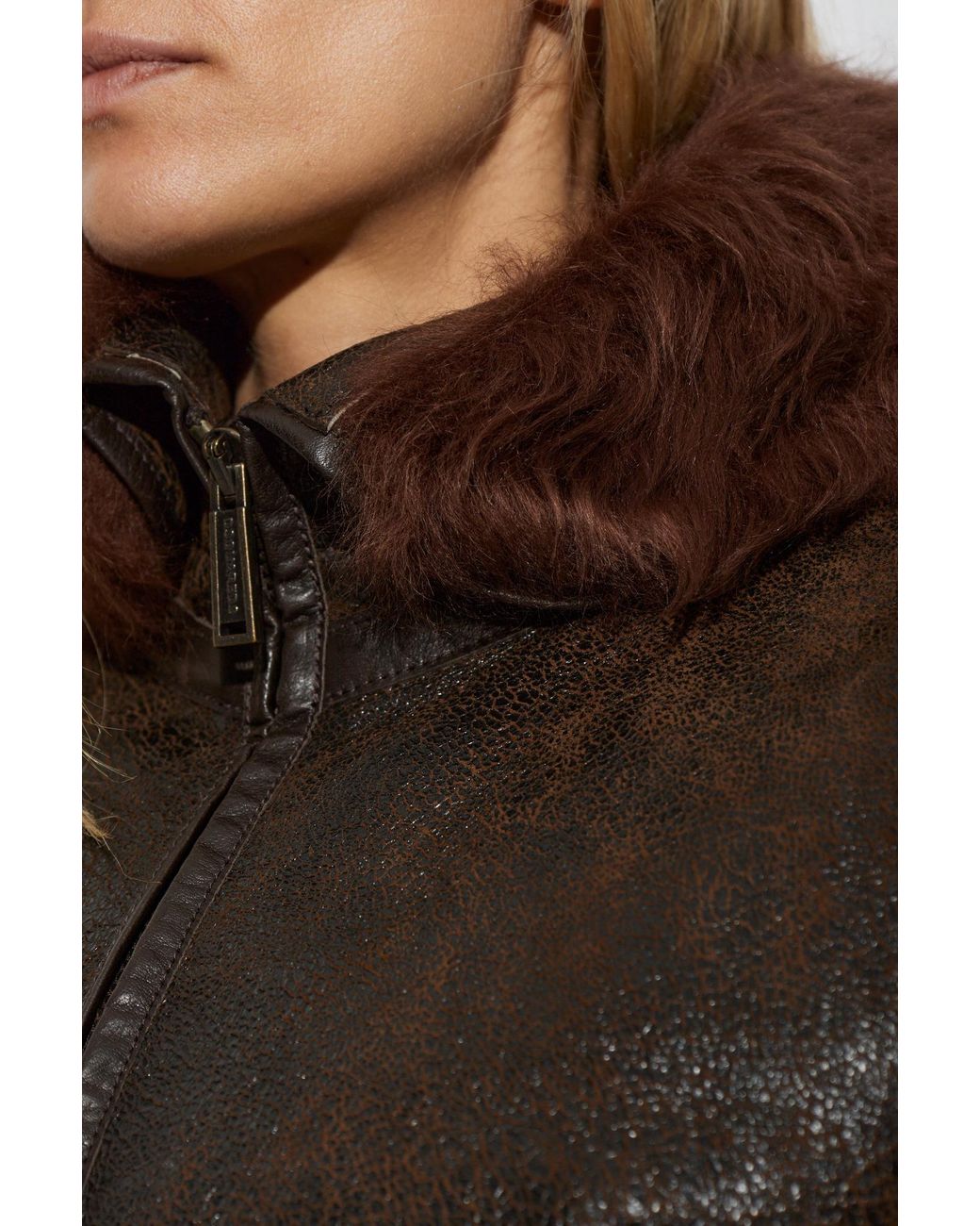 DSquared² Black Fur Jacket