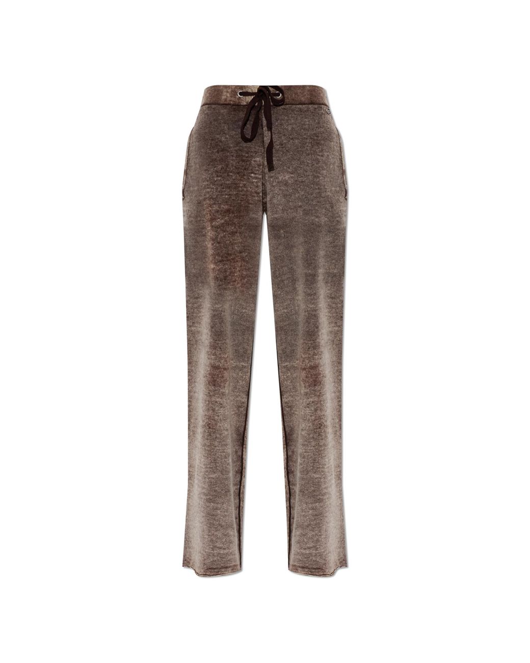 DIESEL Brown Wool Trousers 'M-Honorine'