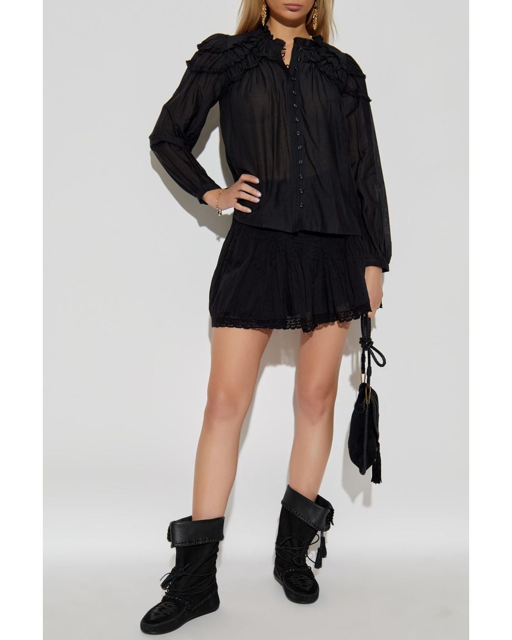 Isabel Marant Black Shirt 'Christa'