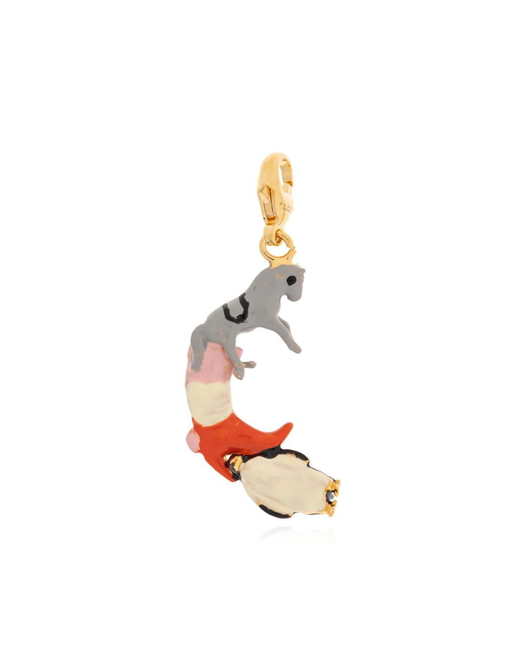 Marni White Pendant With A Letter