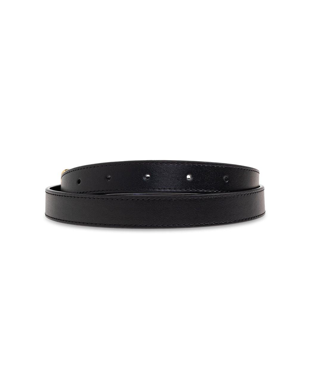 Jacquemus Black Leather Belt