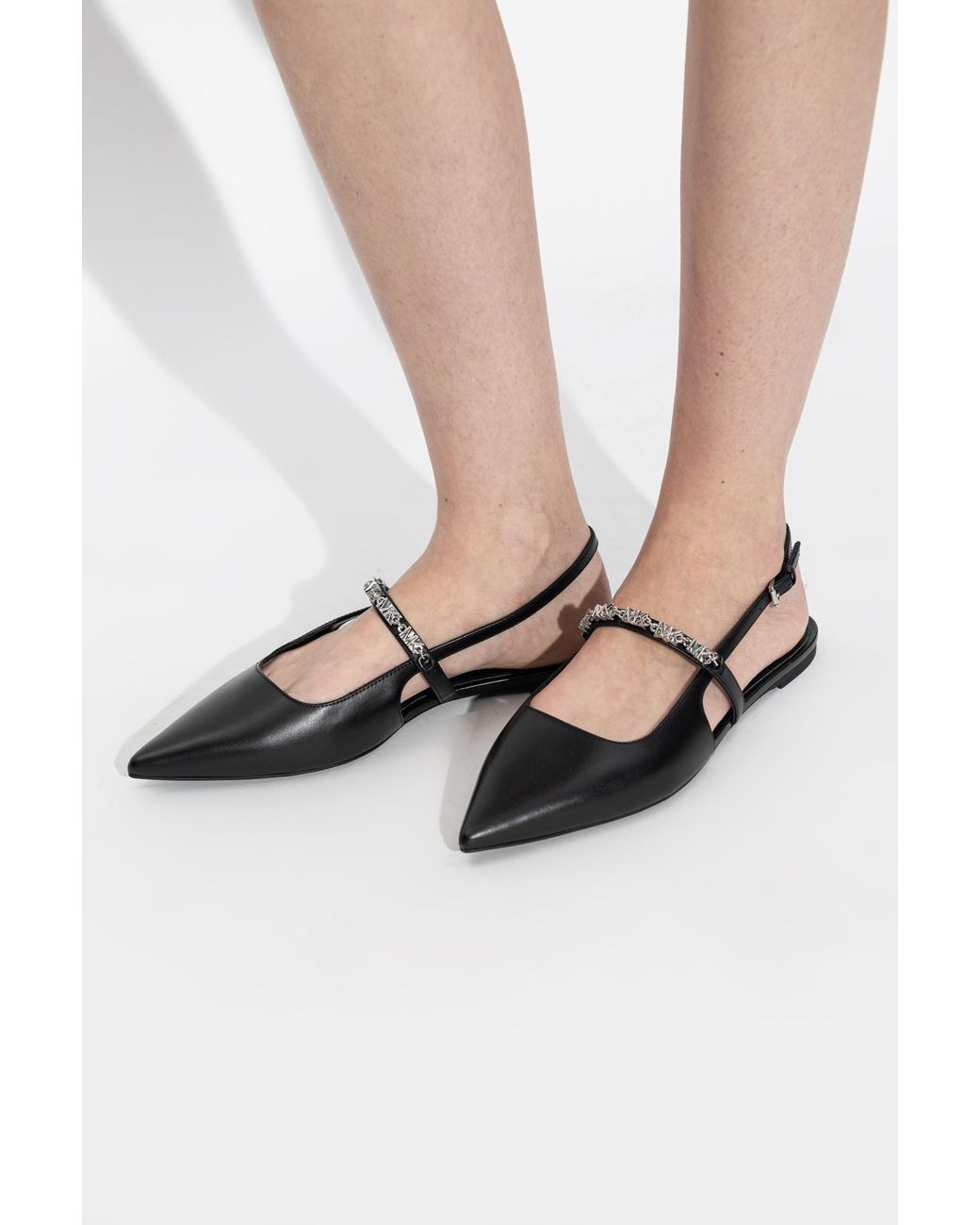 MICHAEL Michael Kors White 'Dina' Leather Shoes