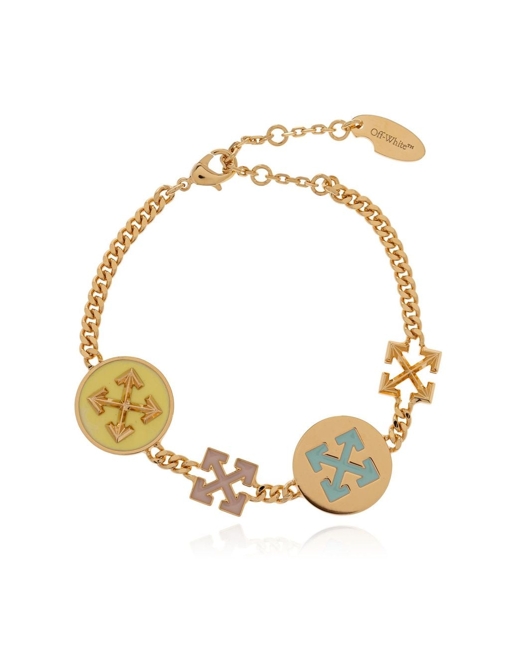 Off-White c/o Virgil Abloh Metallic Bracelet With Charms