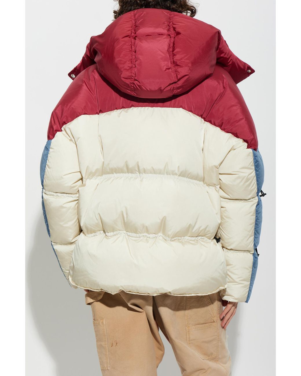 DSquared² Blue Padded Jacket With Logo for men