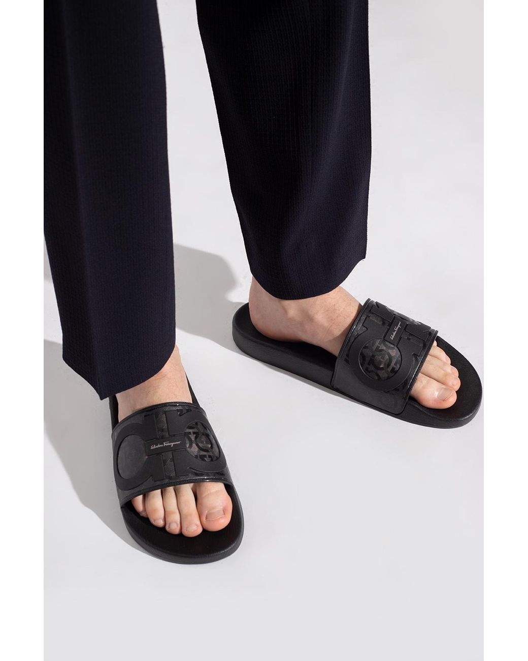Ferragamo pool store slides sale