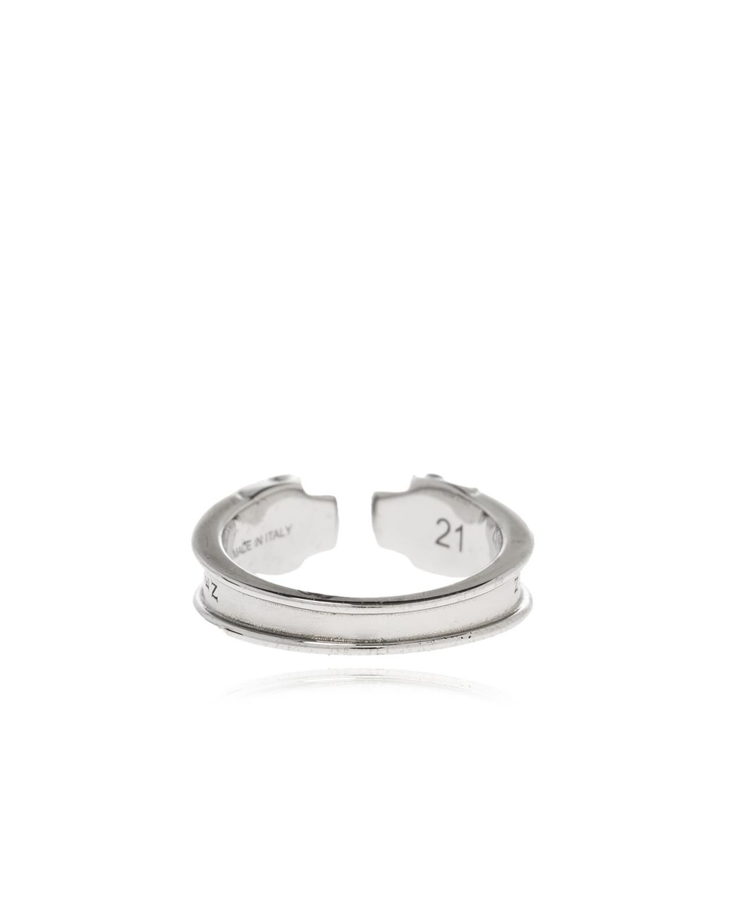McQueen Metallic Brass Ring for men
