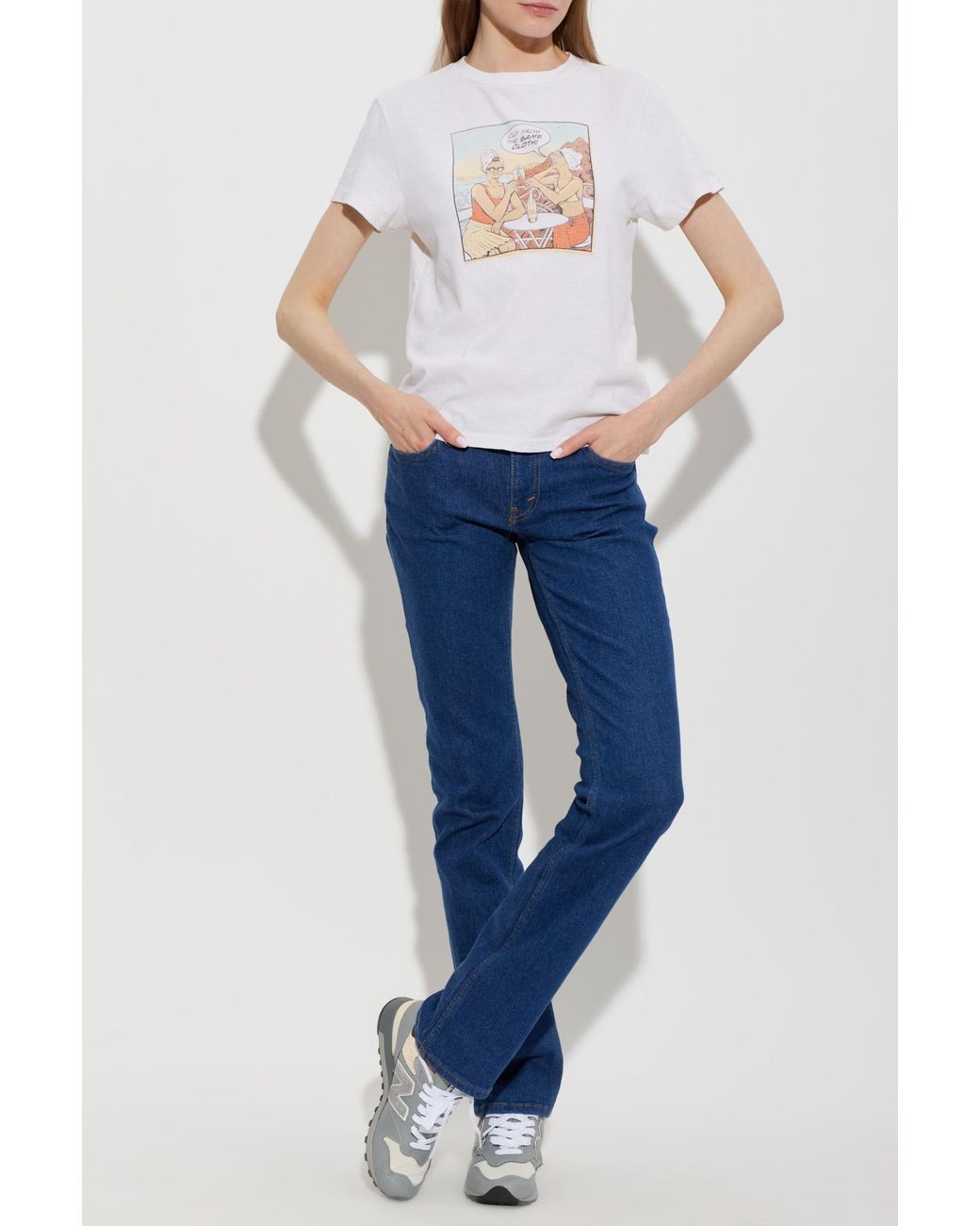 Re/done Blue 'Lean' Jeans