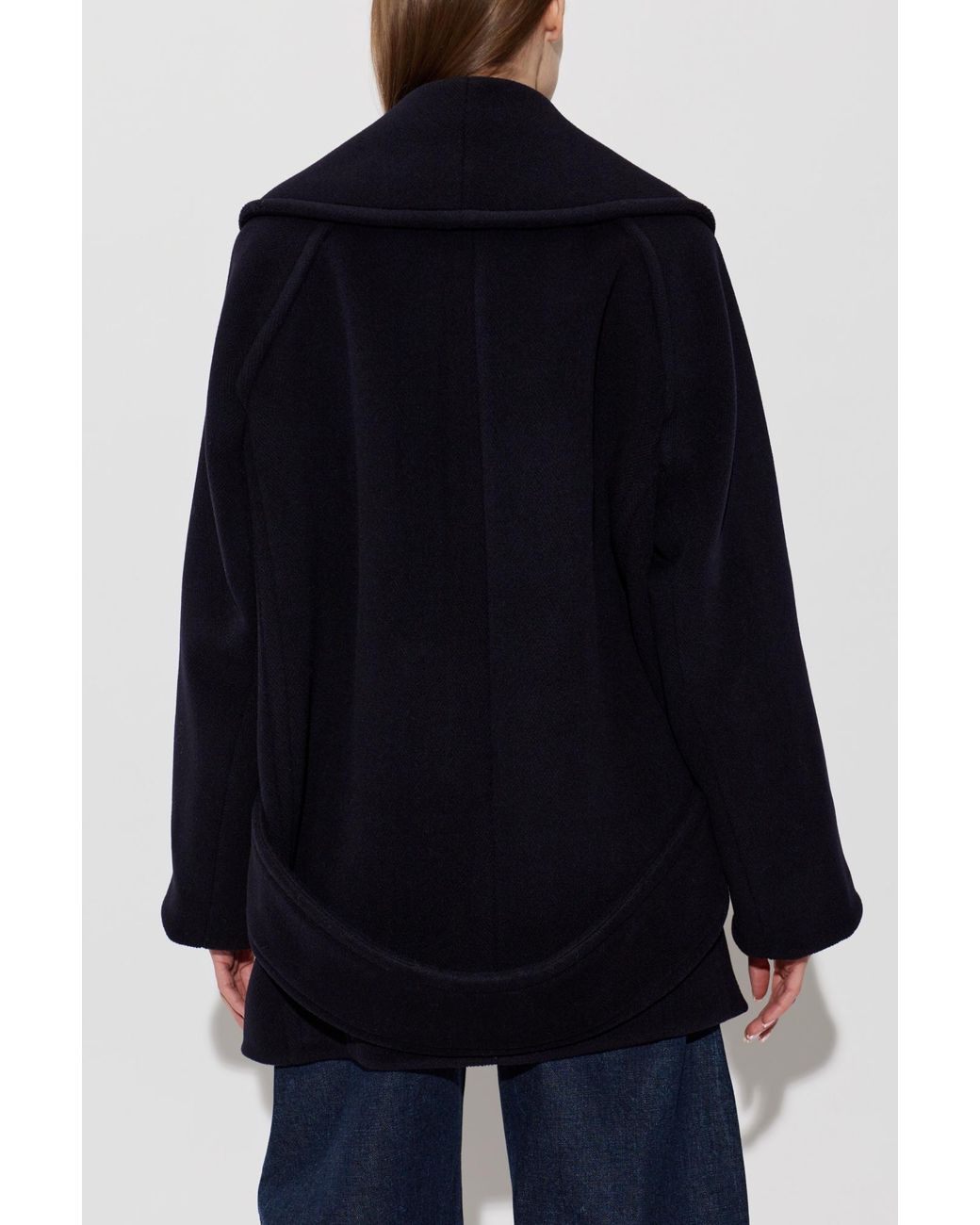Alaïa Blue Wool Coat