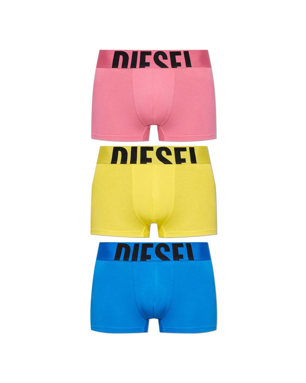 DIESEL Blue Three-Pack Of Boxer Briefs 'Umbx-Damienthreepack' for men