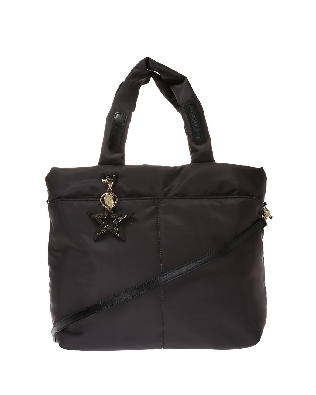 Key Signature Shape See By Chloé 'Joy Rider' Shoulder Bag With Key Ring in Gray | Lyst