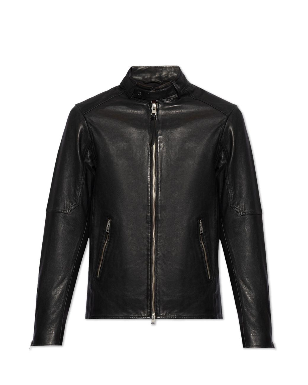 AllSaints Cora Leather Jacket in Black for Men Lyst UK