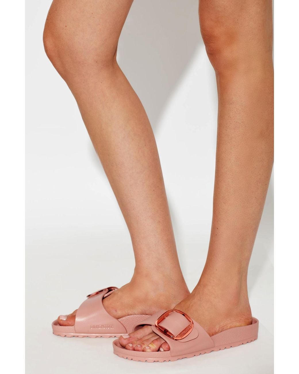 Birkenstock Pink Madritbig Buckle Eva Sandals