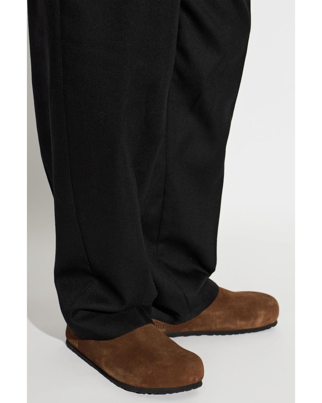 Birkenstock Brown "Amsterdam Wrapped" Shoes for men