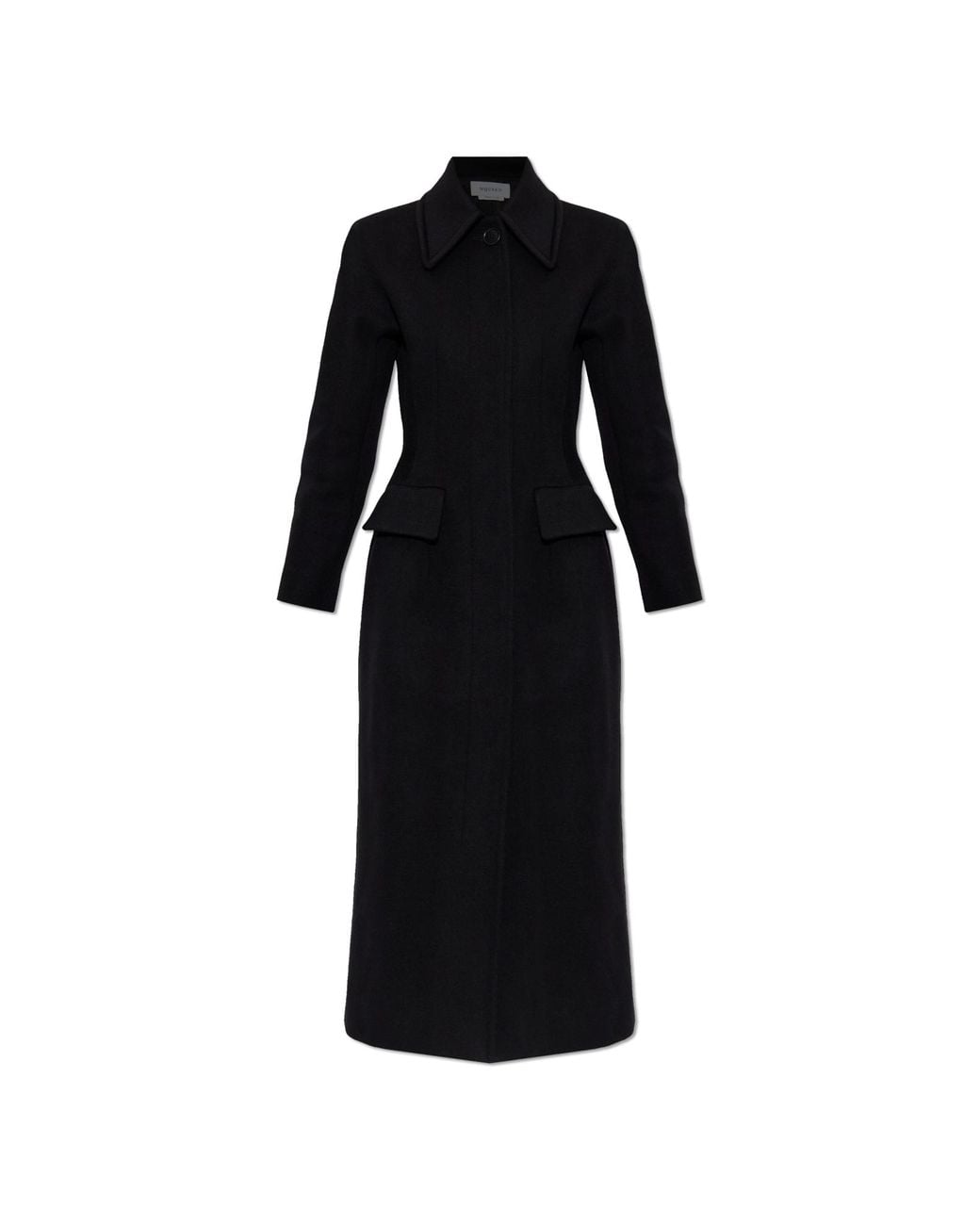 McQueen Black Coat With A Single Vent