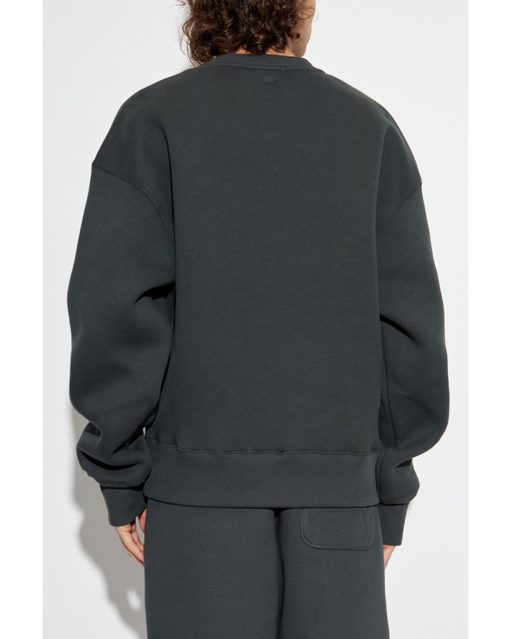 AMI Black Sweatshirt With Logo