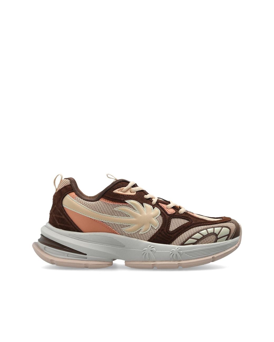 Palm Angels Brown 'Palm Runner' Sneakers