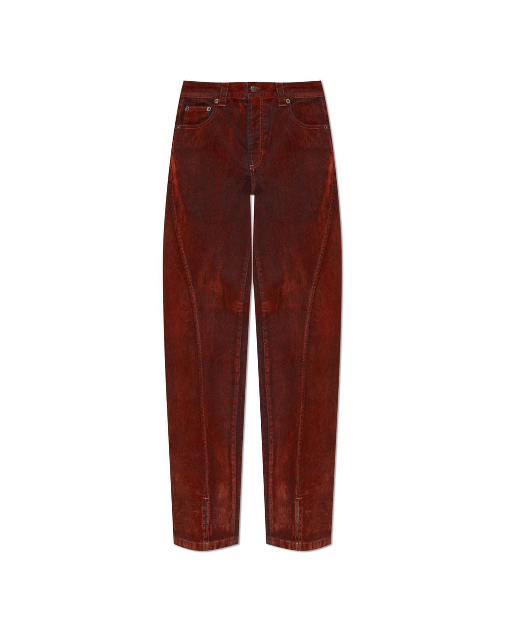 AVAVAV Red Straight-Leg Jeans