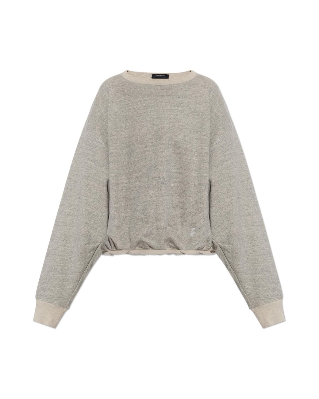 R13 White Oversize Sweatshirt