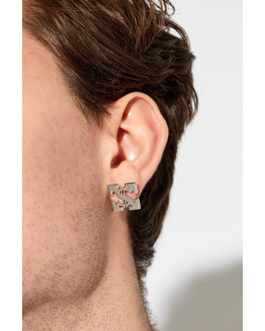 Off-White c/o Virgil Abloh White Single Earring for men