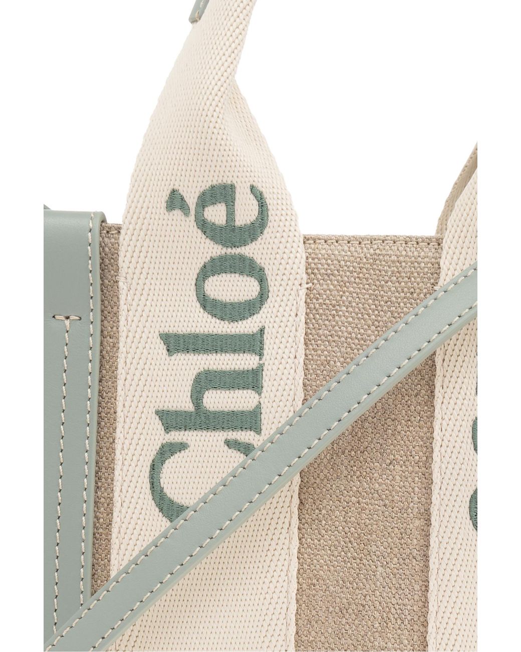 Chloé Blue Bag "Woody Small"