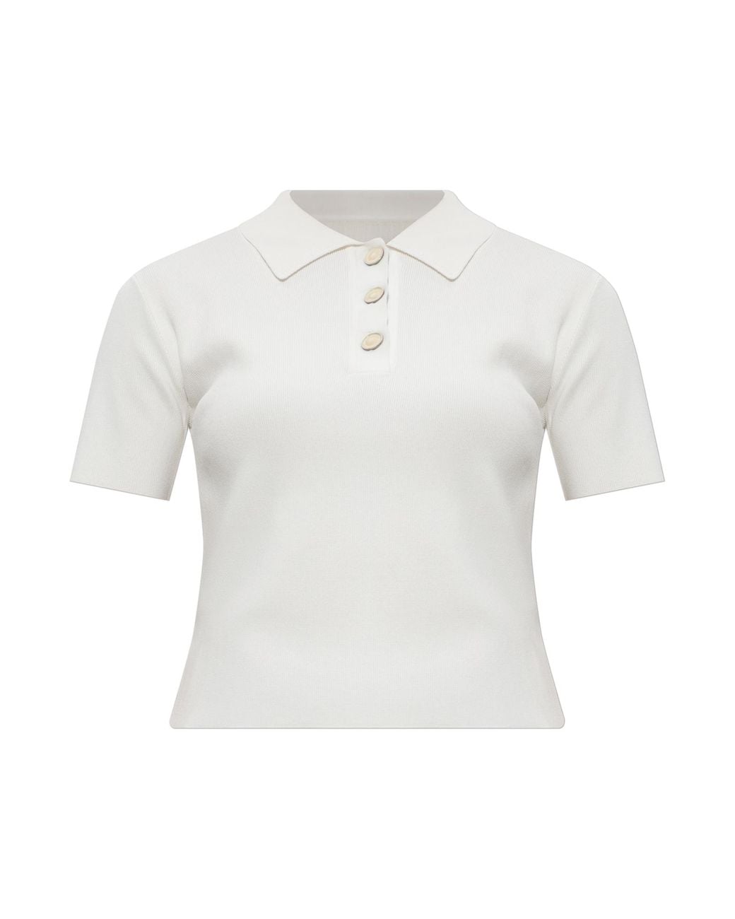Marni White Polo With Logo