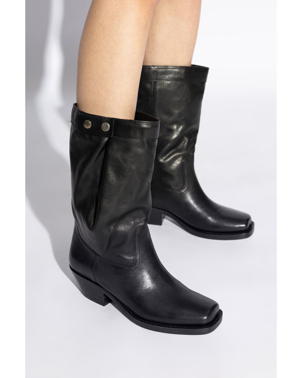 【関税&送料込】Isabel Marant Boot Ademe Ademe boots Woman black | ISABEL MARANT Official online store