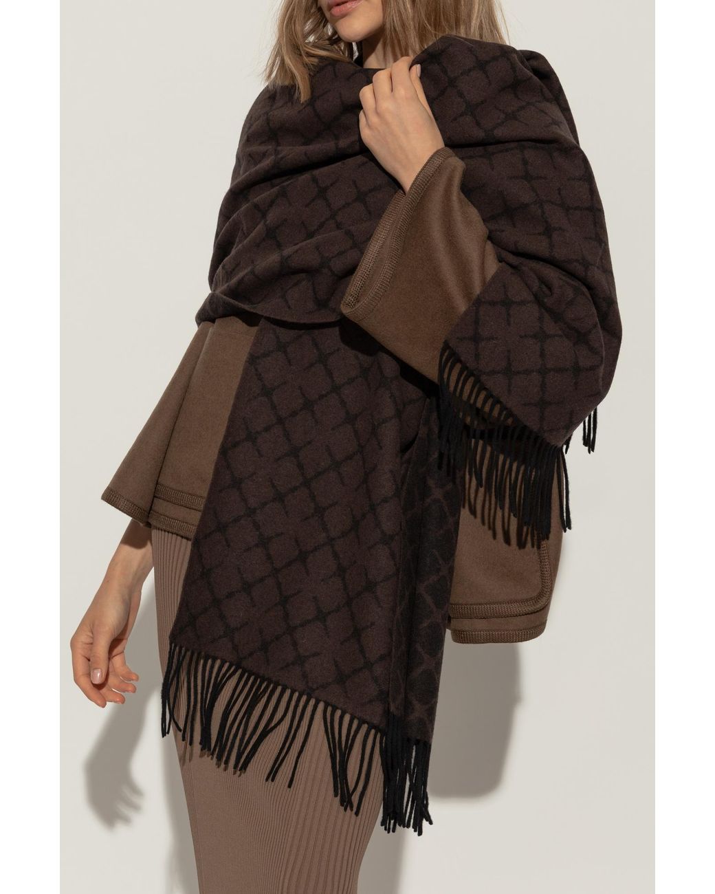 By Malene Birger Black Woolen Scarf