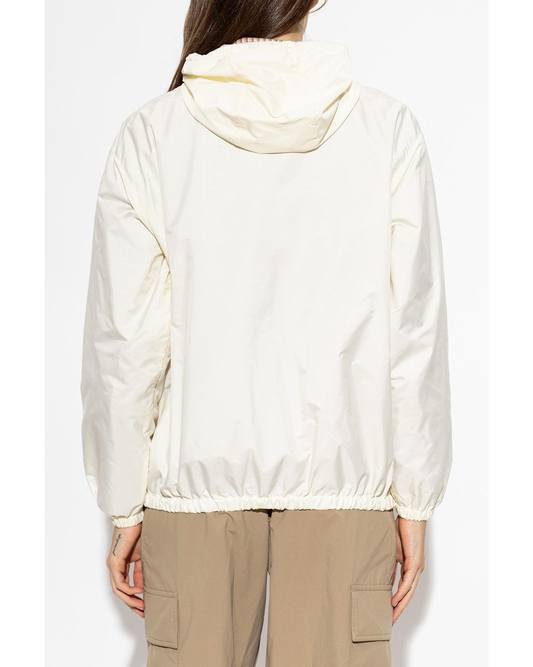 Moncler White Logo Jacket