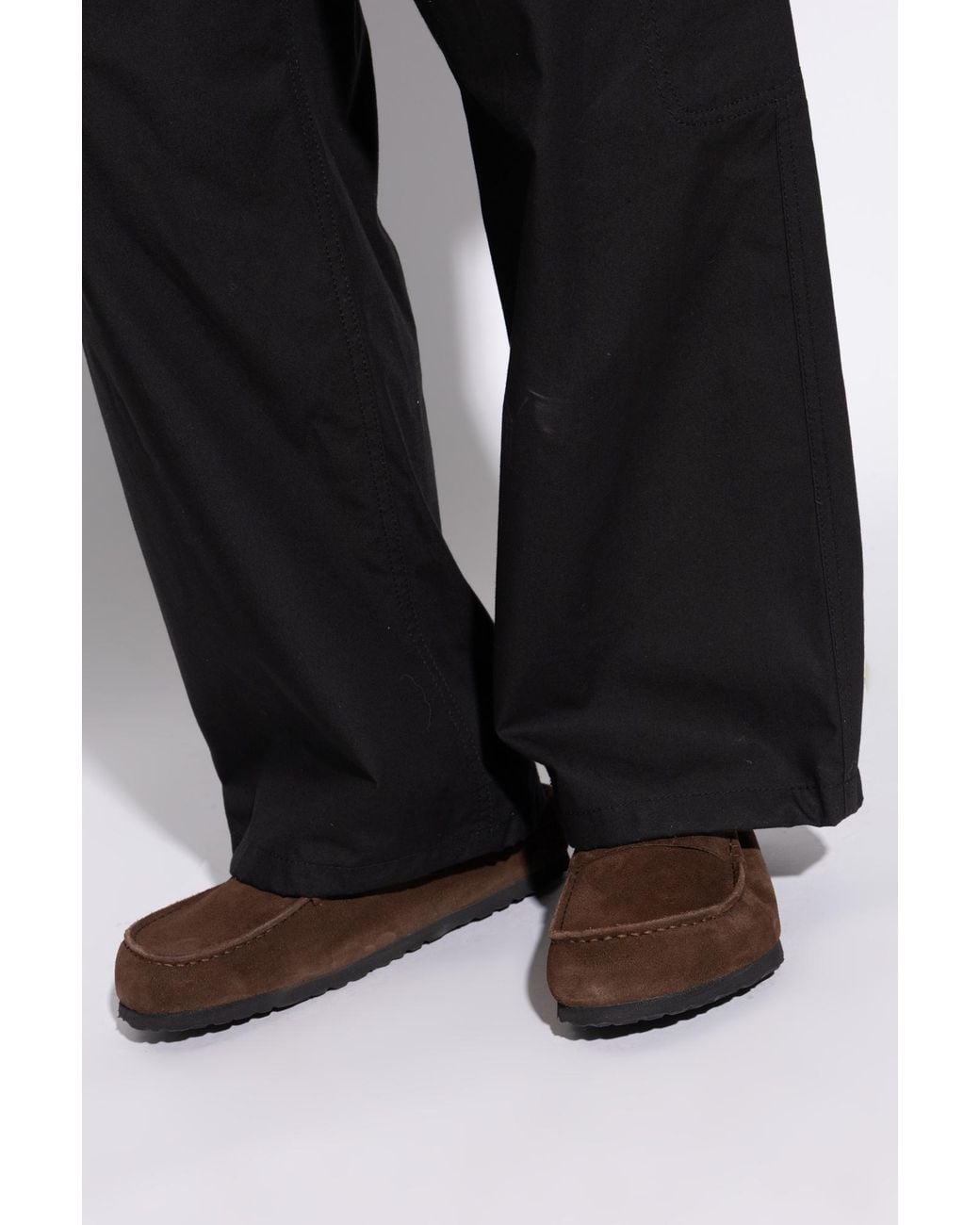 Birkenstock Brown 'Naples Wrapped' Shoes for men
