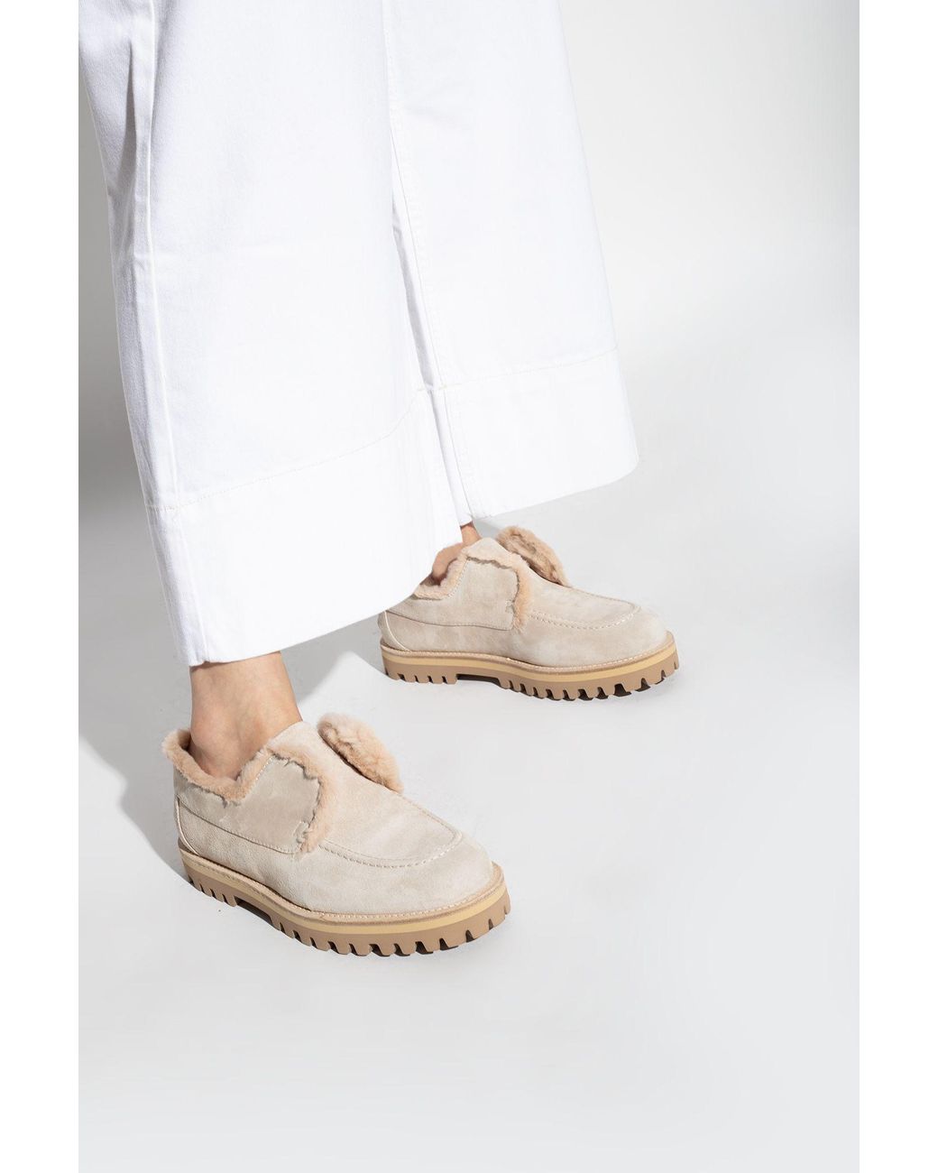 Le Silla Ranger leather loafers - White