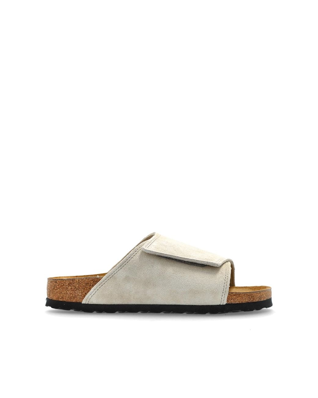 Birkenstock White 'Solana Vl' Slides