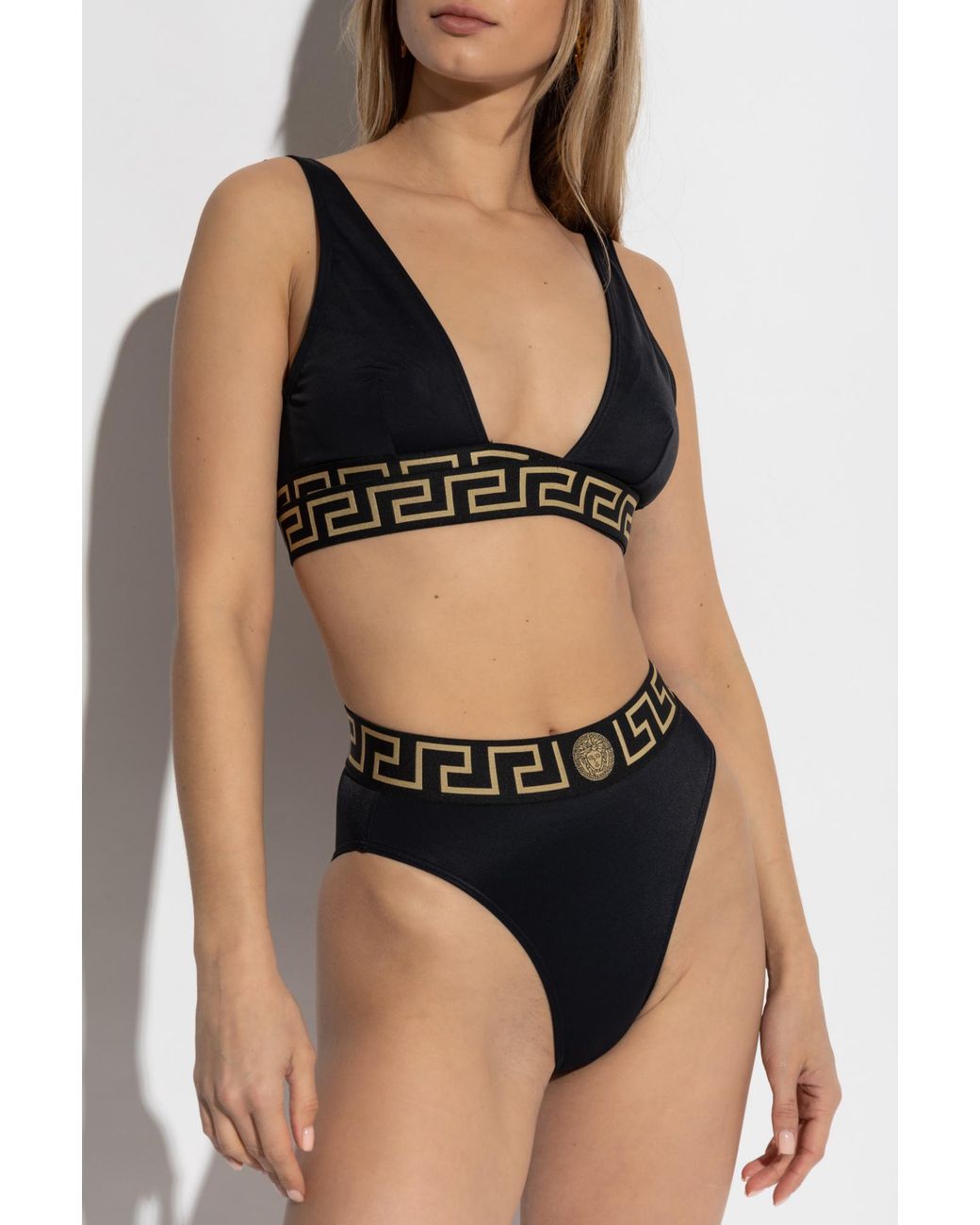 Versace Black Swimsuit Bottom