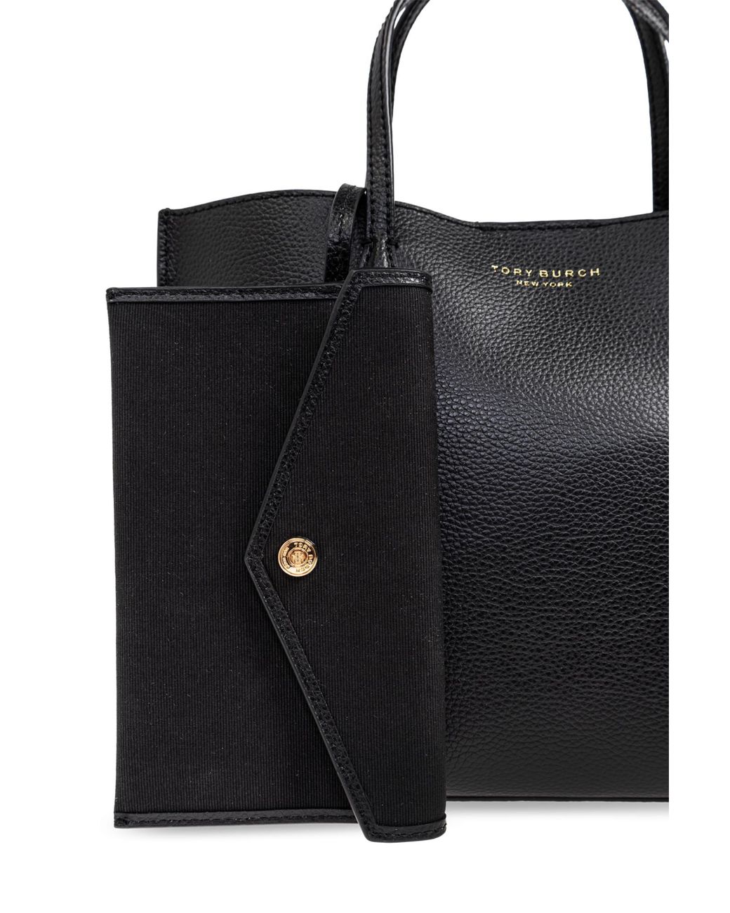Tory Burch Black Handbag 'Perry Small'