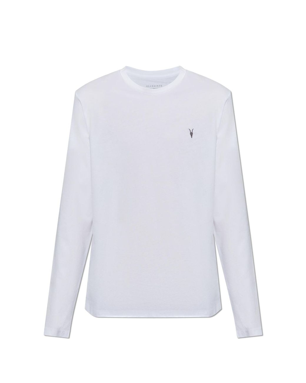 AllSaints White Long Sleeve T-Shirt Brace for men