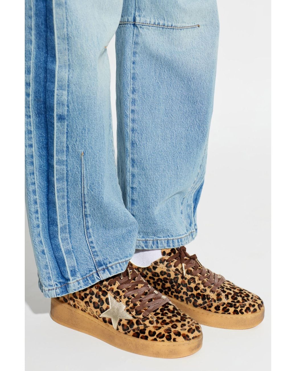 Golden Goose Deluxe Brand Brown 'Ballstar 2' Sports Shoes