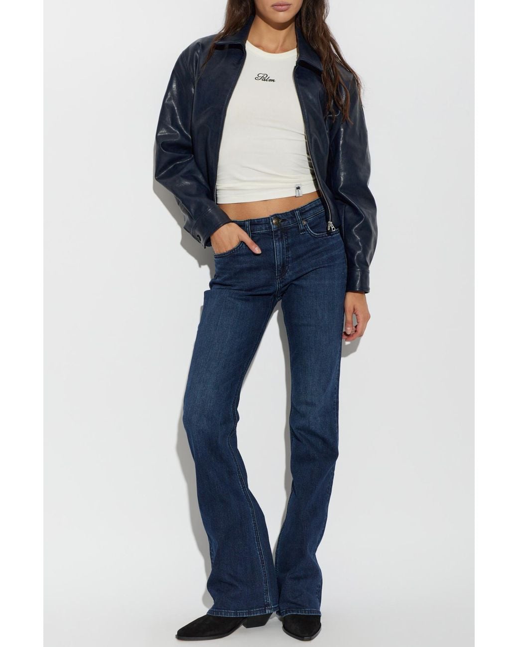 Rag & Bone Blue Jacket With Collar