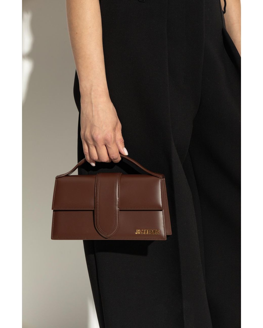 Jacquemus Brown Handbag "Bambino Large"