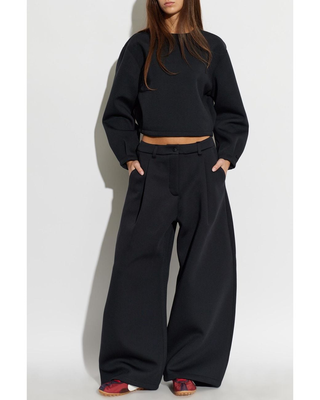Nike Blue Wide-Leg Trousers
