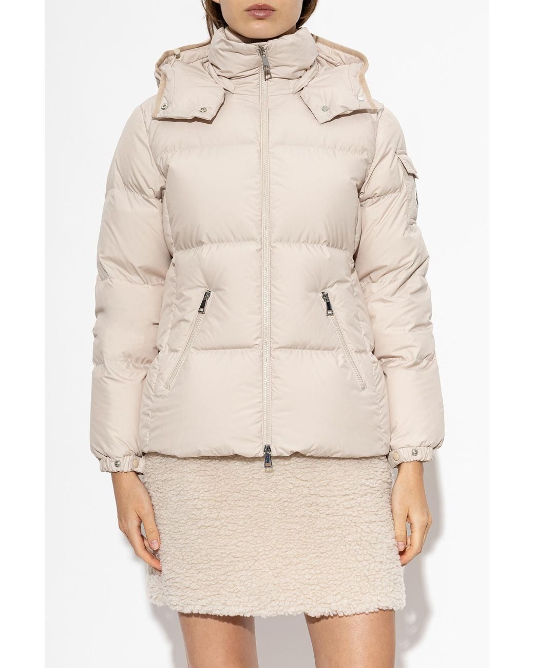Moncler Natural 'Fourmines' Down Jacket