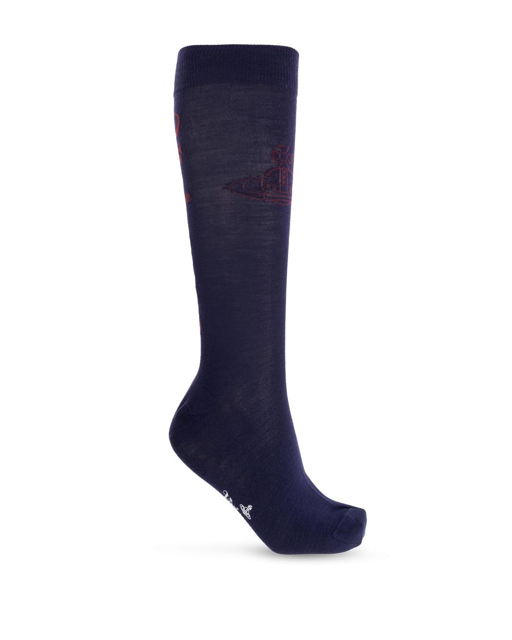Vivienne Westwood Blue Socks With Logo