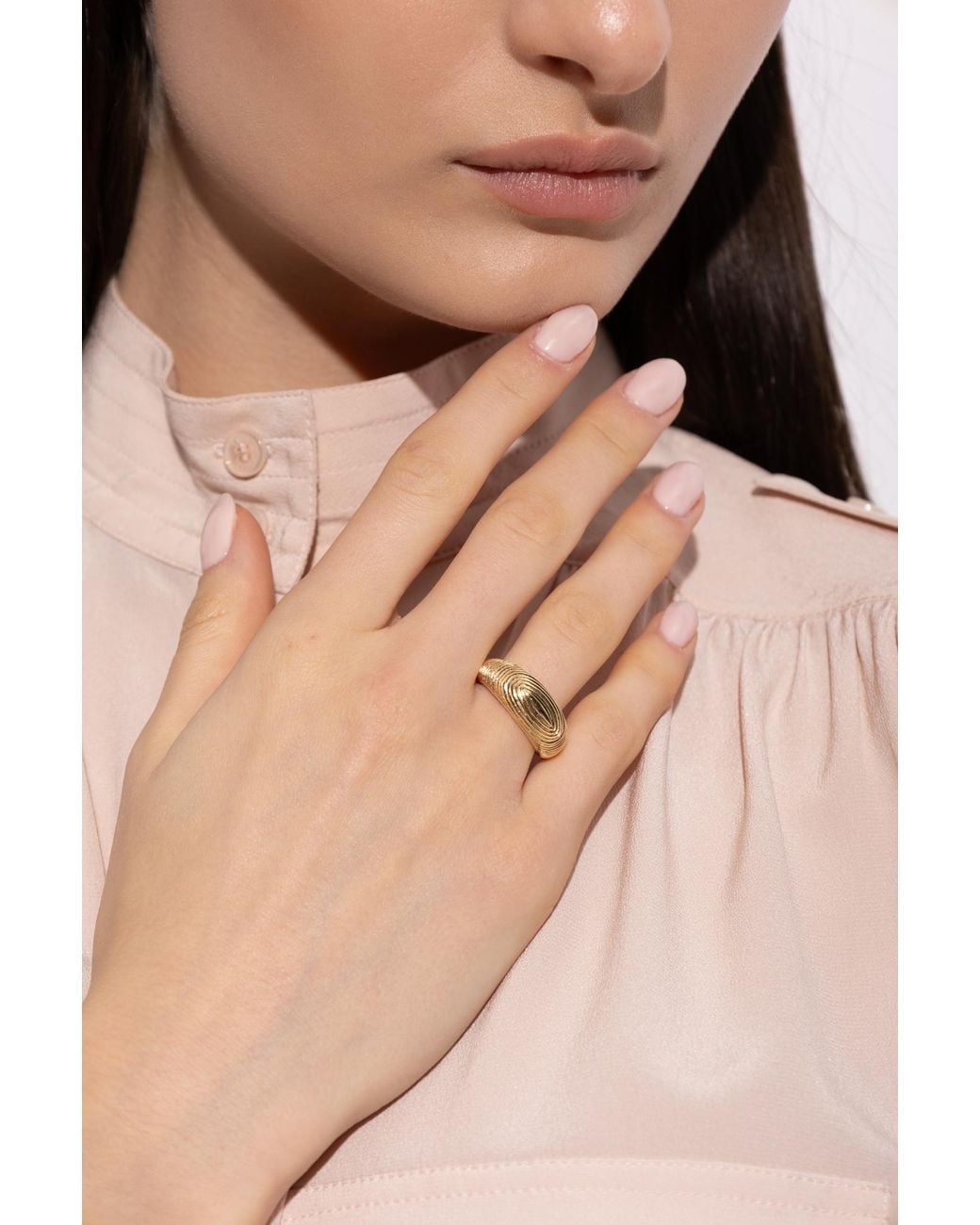 LIE STUDIO Metallic "Audrey" Ring