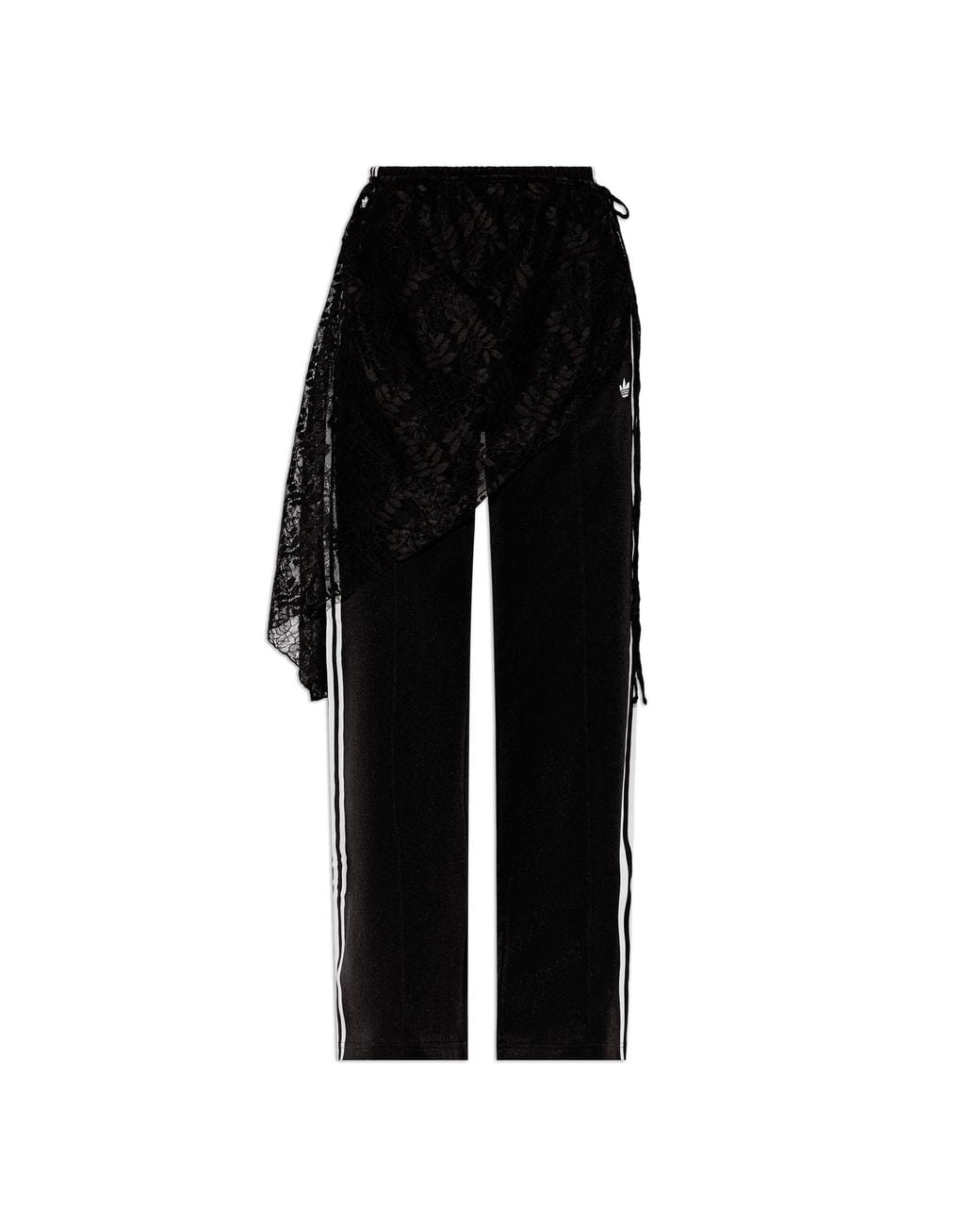 Adidas Originals Black Joggers With A Lace Skirt
