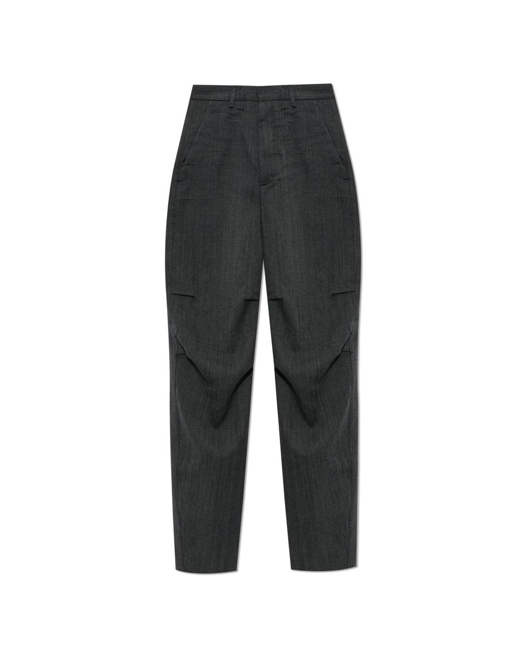 DSquared² Black Creased Trousers for men