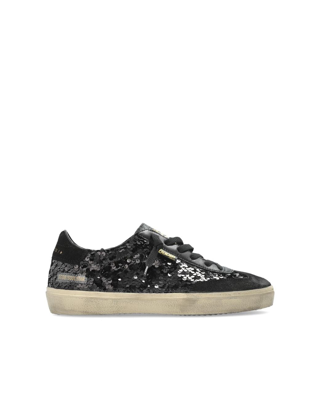 Golden Goose Deluxe Brand Black 'Soul Star' Sports Shoes