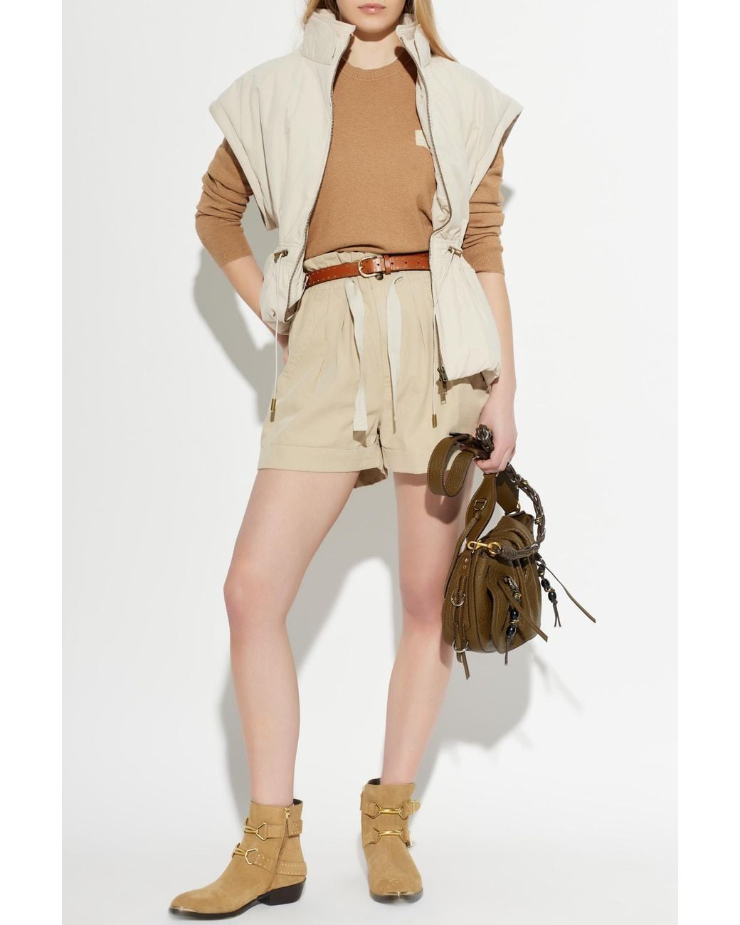 Isabel Marant White Sweater "Lanta"