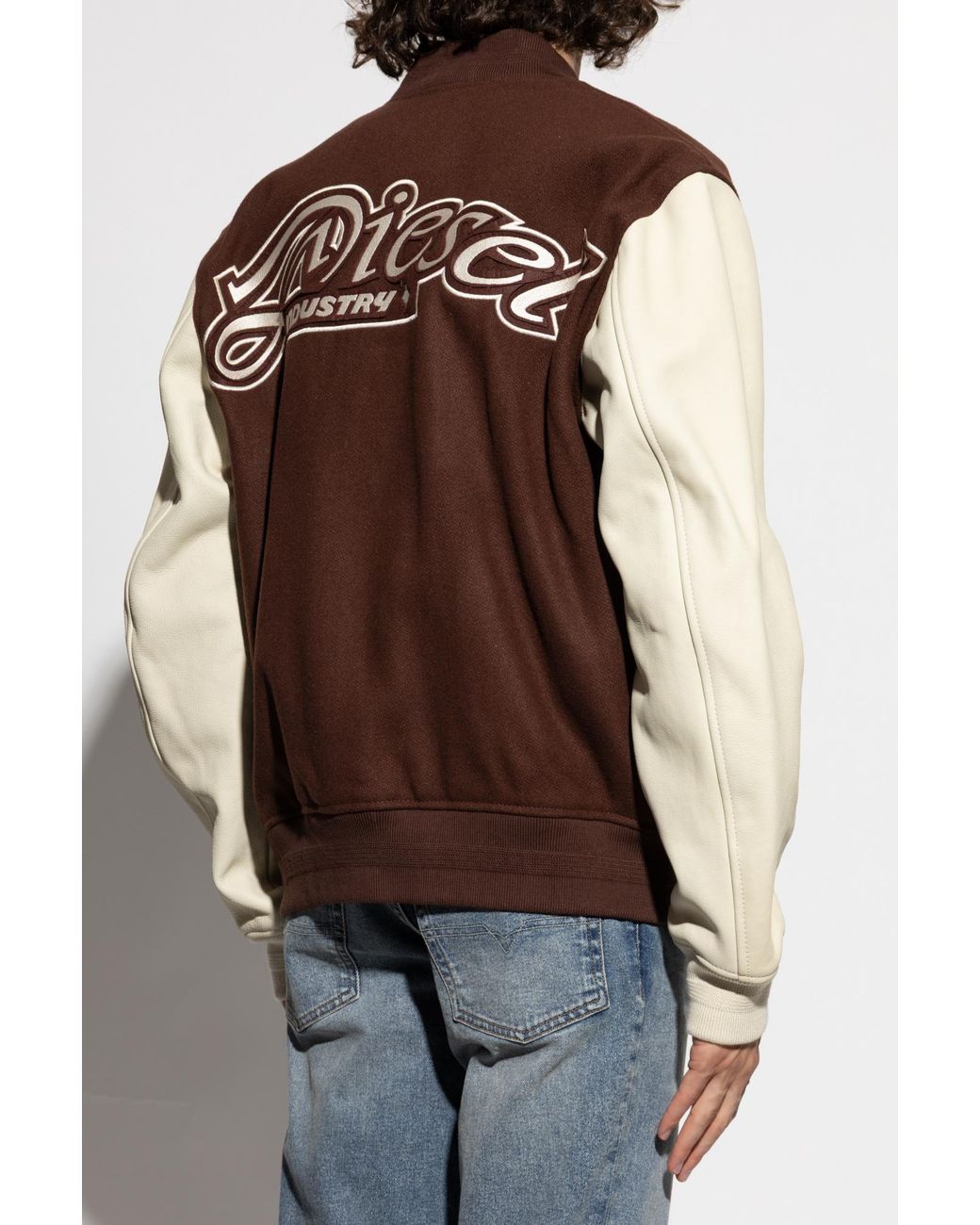 DIESEL Brown Jacket 'L-Kopf' for men