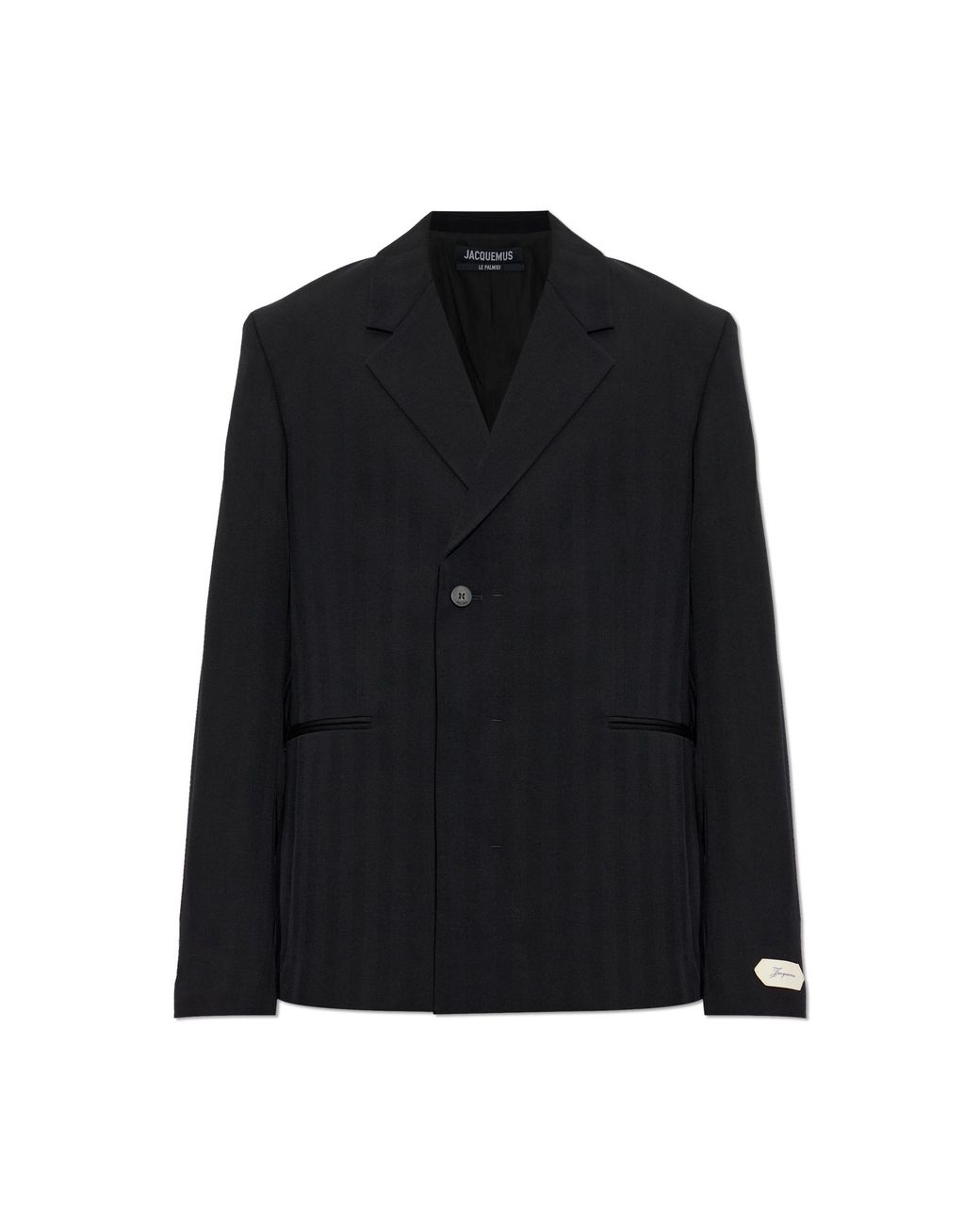 Jacquemus Black Wool Blazer 'Veste' for men