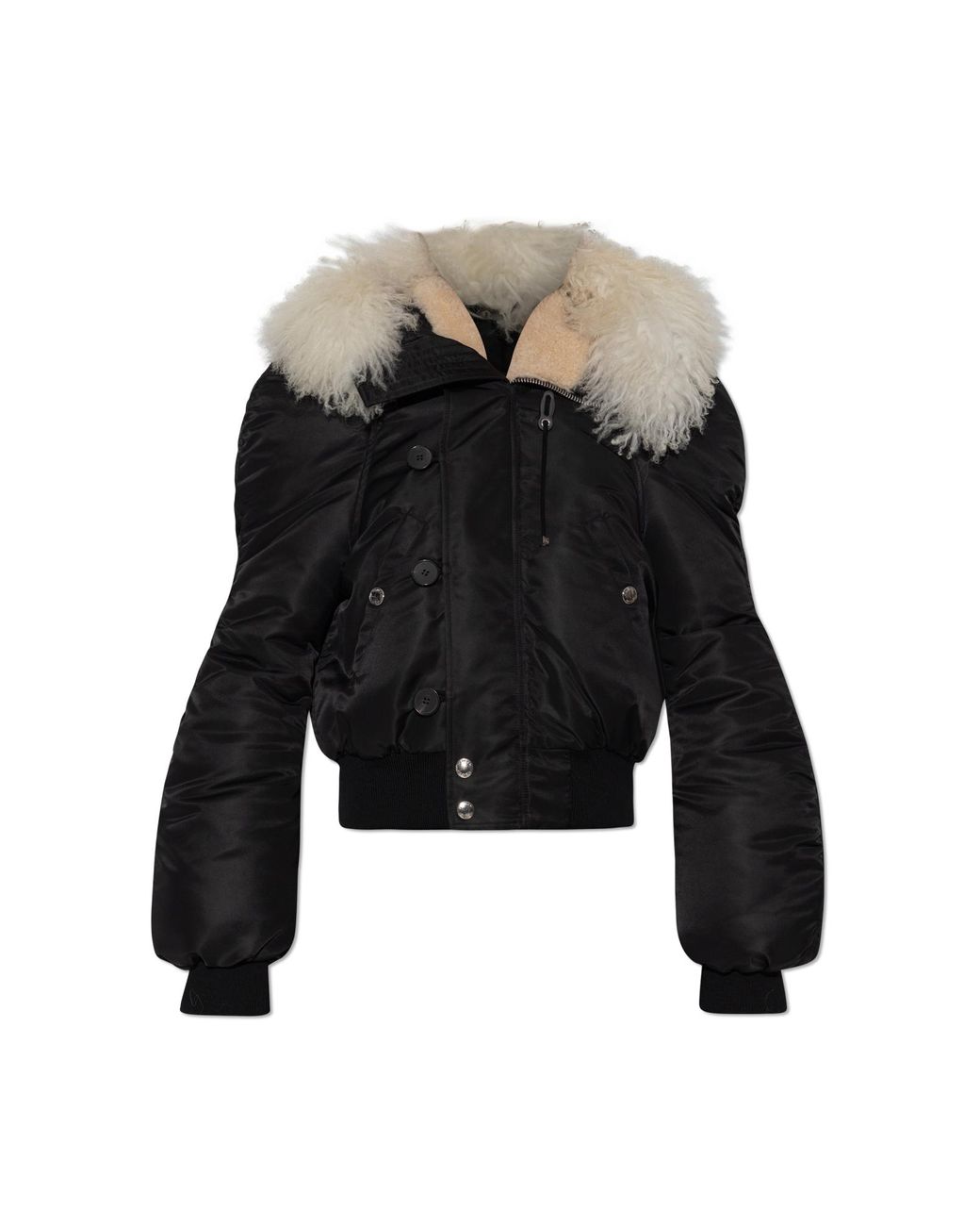 McQueen Black Jacket Type Bomber