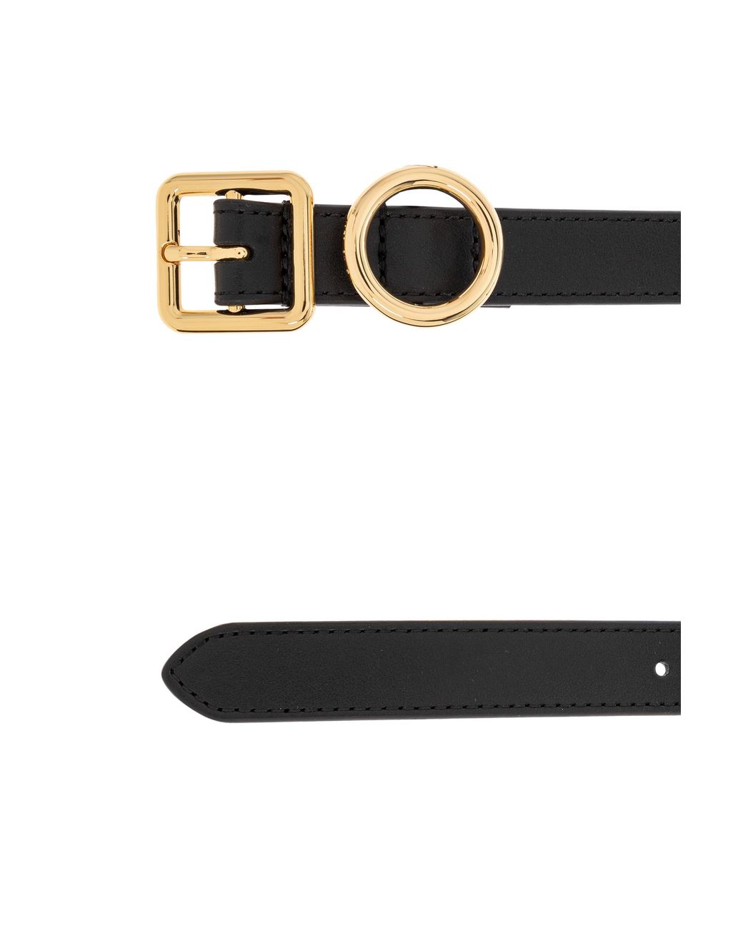 Jacquemus Black Leather Belt